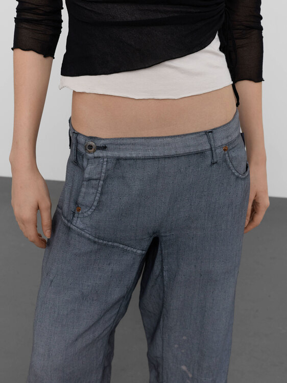 Michiko Koshino Wide-Leg Trousers 