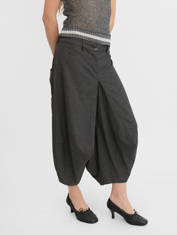 Cop Copine Fold Details Trousers 