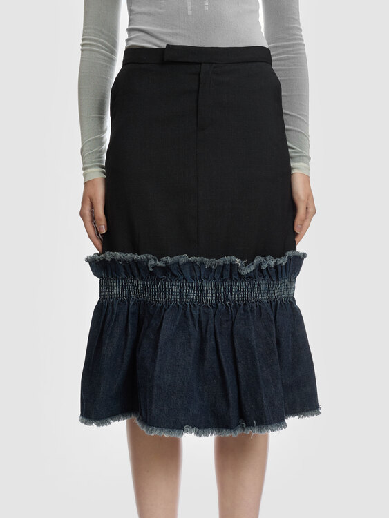 Nolita Wool Midi Skirt 