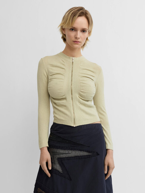 DieselSyleLab Gathered Cardigan 