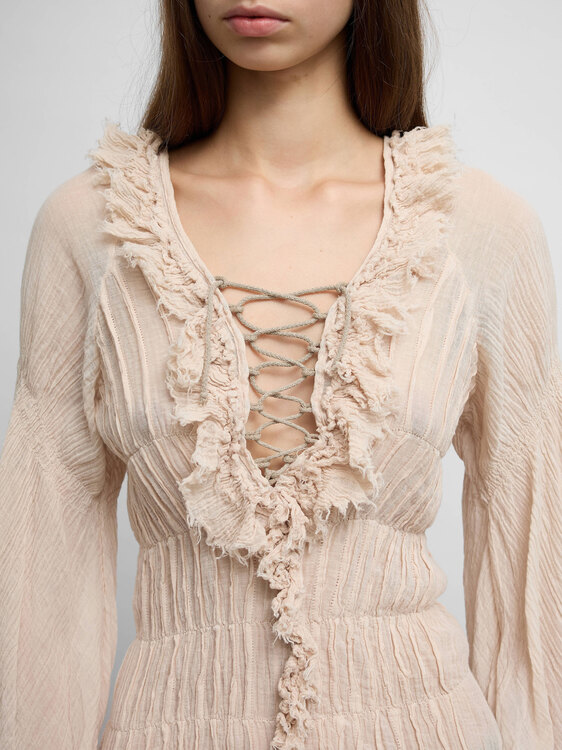 Michiko Koshino Gathered Blouse 