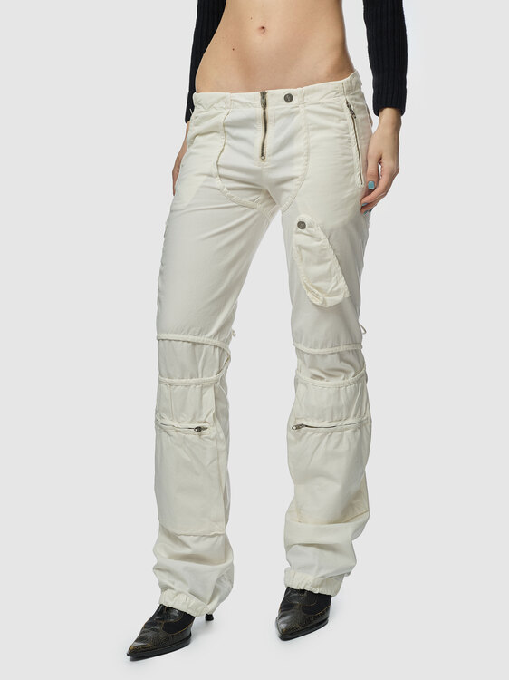 Nolita White Cargo Trousers 