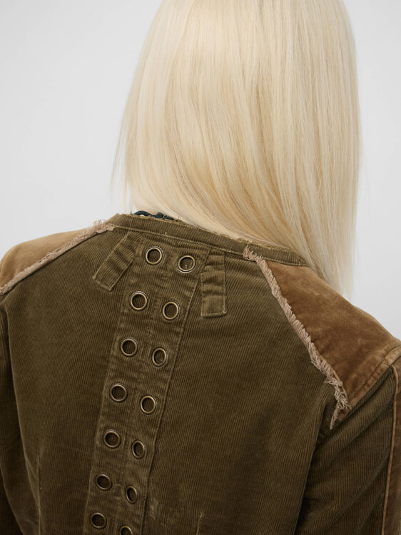 Khaki Corduroy Jacket 