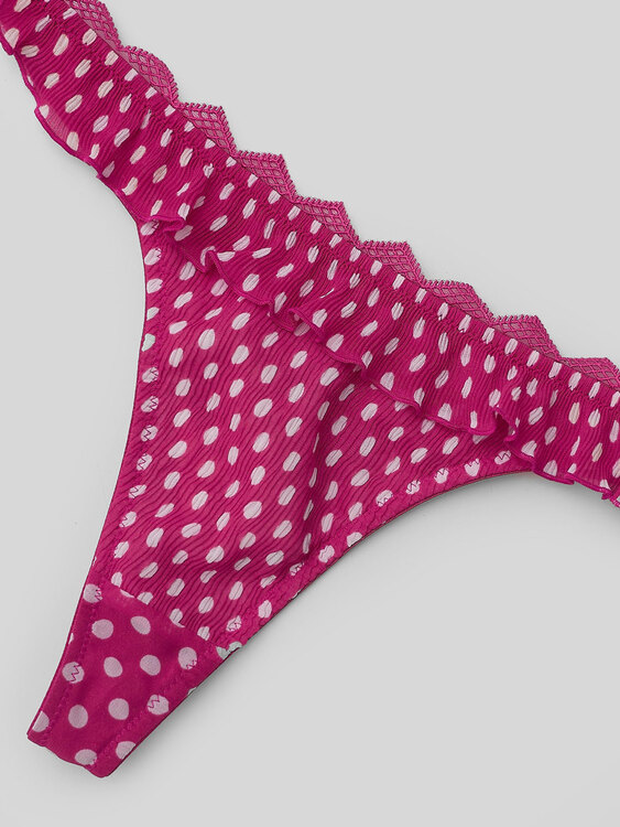 Polka Dot Lingerie Set 