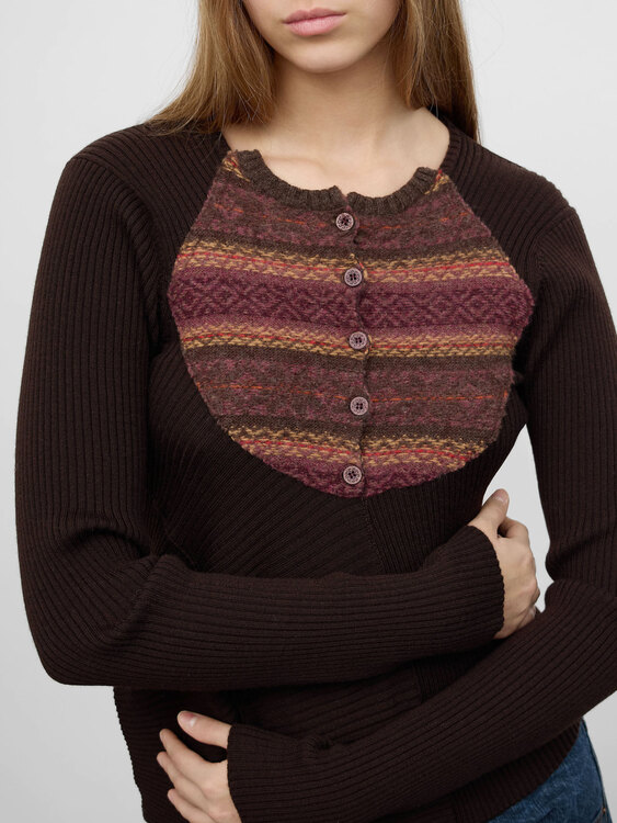 Girbaud Patchwork Jumper 