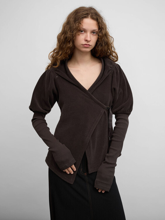 Cop Copine Fleece Cardigan 