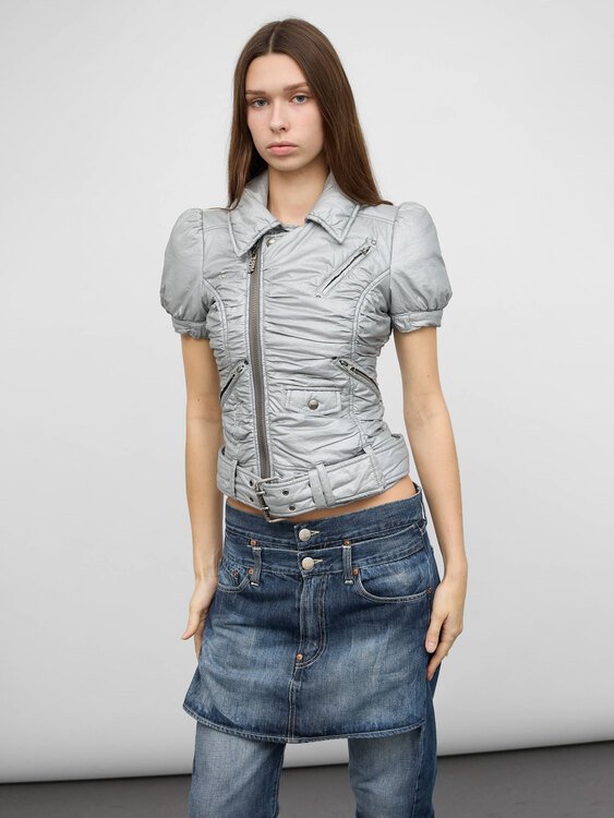 Miss Sixty Biker Puffer Jacket 