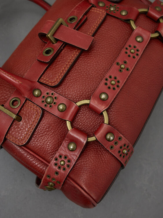 Luella Red Leather Handbag 