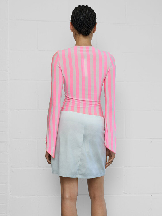 E-Play Lace Print Skirt 