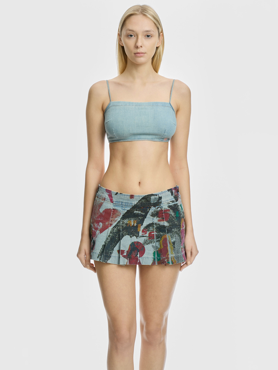 Miss Sixty Pleated Mini Skirt 