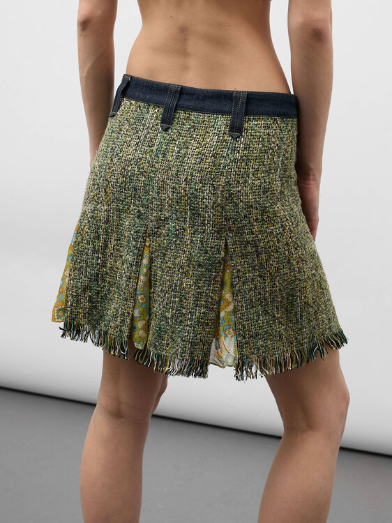 Dolce & Gabbana Tweed Mini Skirt 