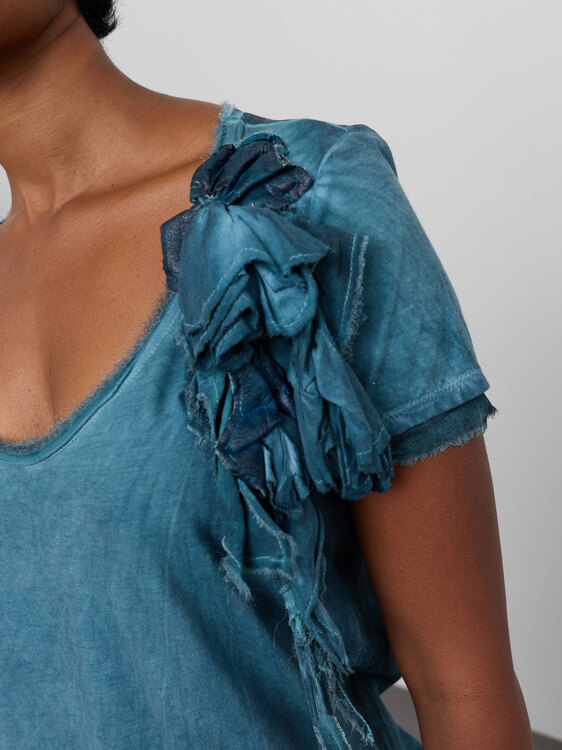 Patrizia Pepe Washed Effect Top 