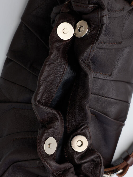 Brown Leather Handbag 