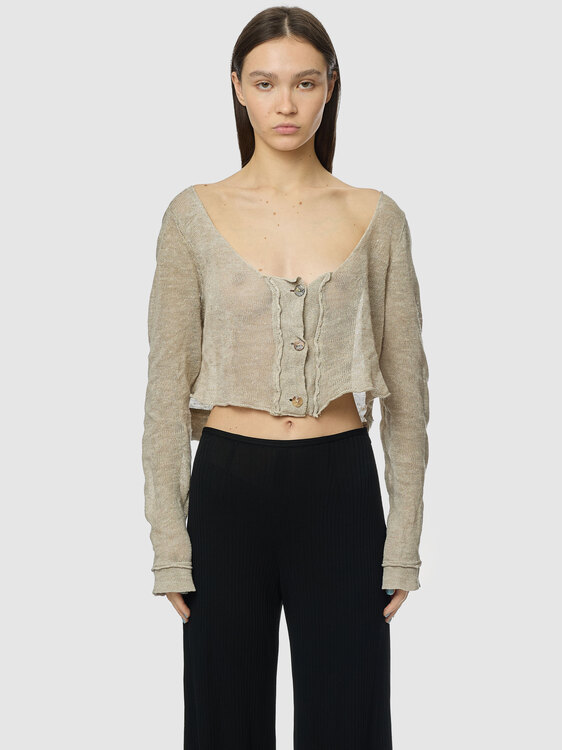 Sarah Pacini Cropped Cardigan 