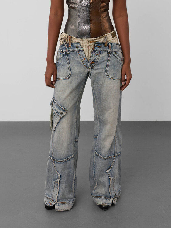 Stefanel Deconstructed Jeans 