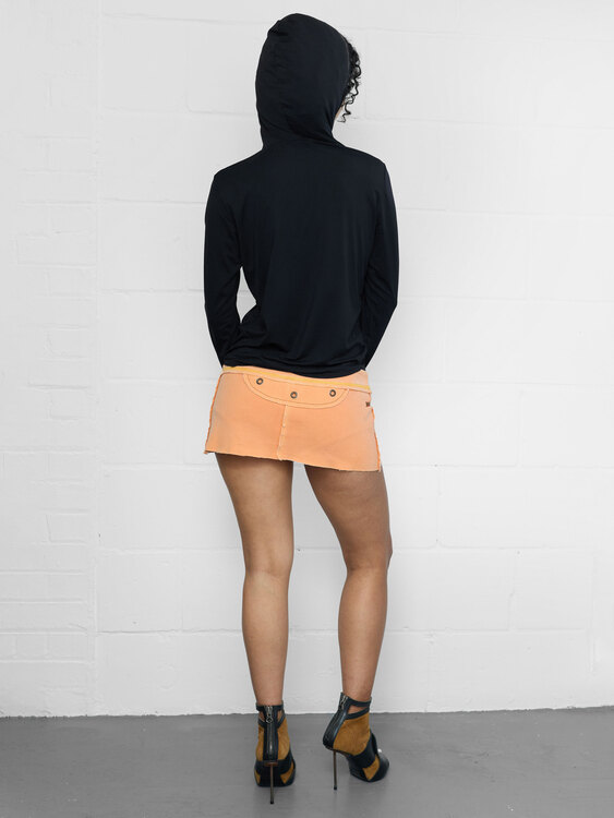 Girbaud Gathered Hoodie 