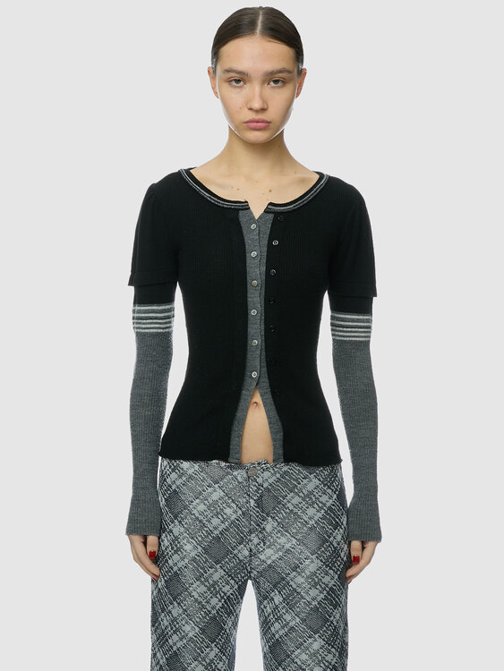 Girbaud Layered Cardigan 