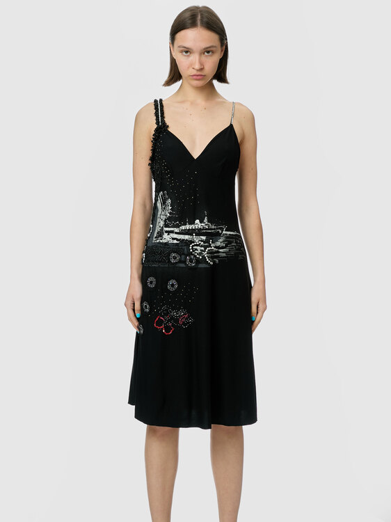 E-Play Midi Slip Dress 