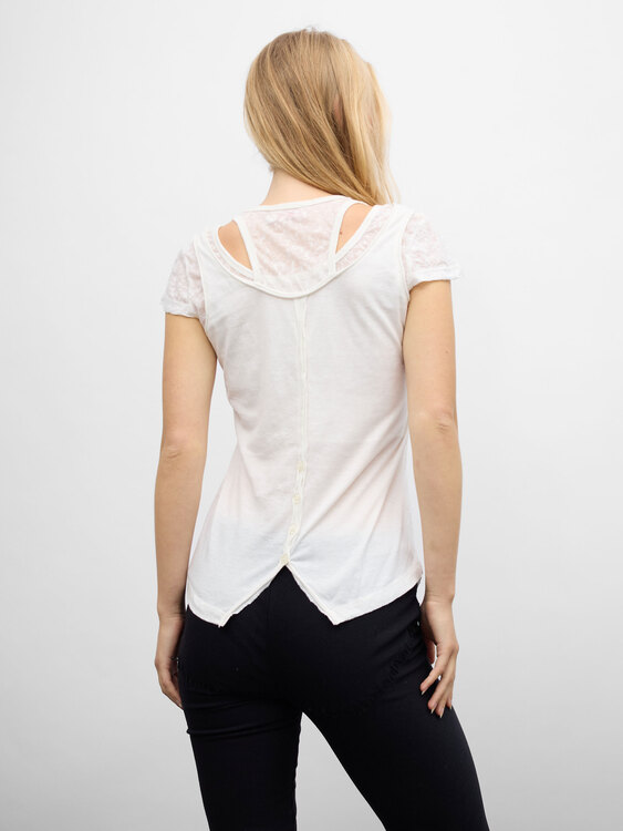 White Layered Top 