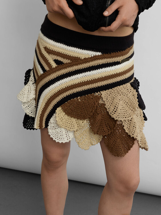 Just Cavalli Knitted Skirt 