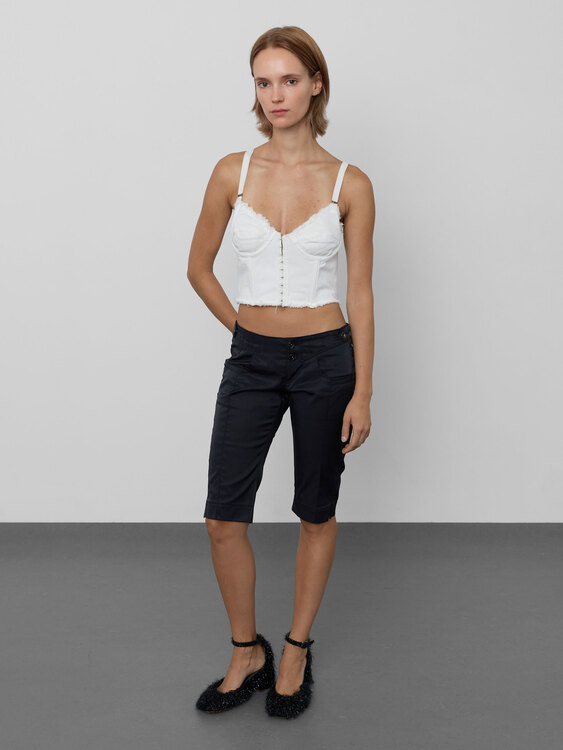 Miss Sixty Satin Low Rise Shorts 