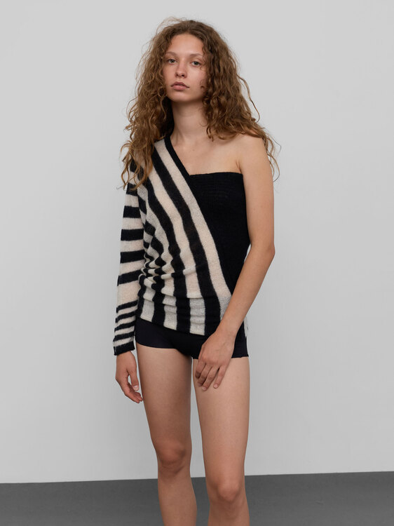 Stefanel One Shoulder Jumper 
