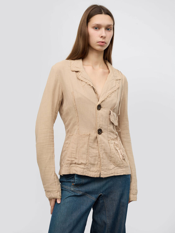 Michiko Koshino Linen Blazer 