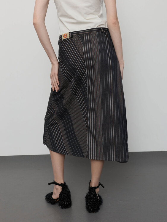 Michiko Koshino Panelled Skirt 