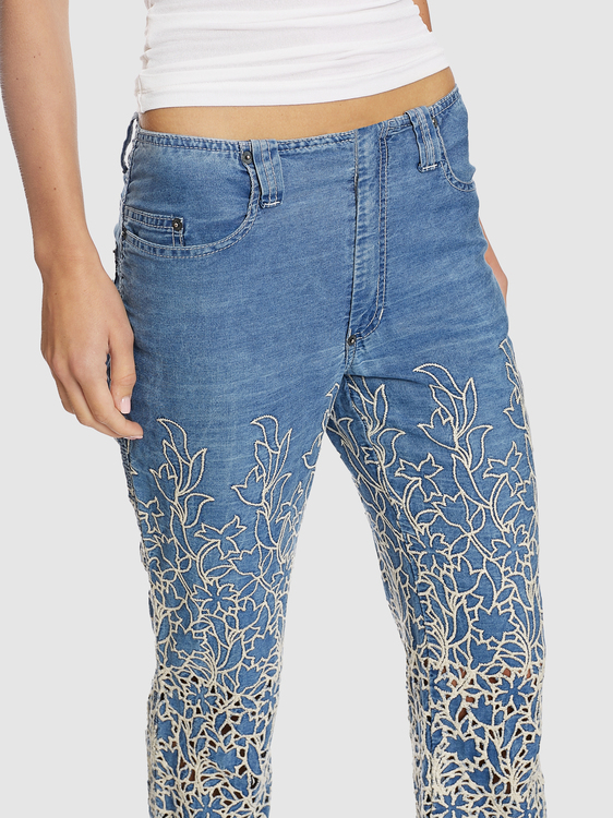 Gaultier Broderie Anglaise Jeans 