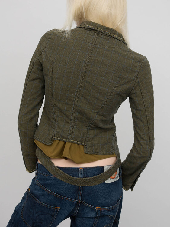 Cop Copine Tweed Pattern Jacket 