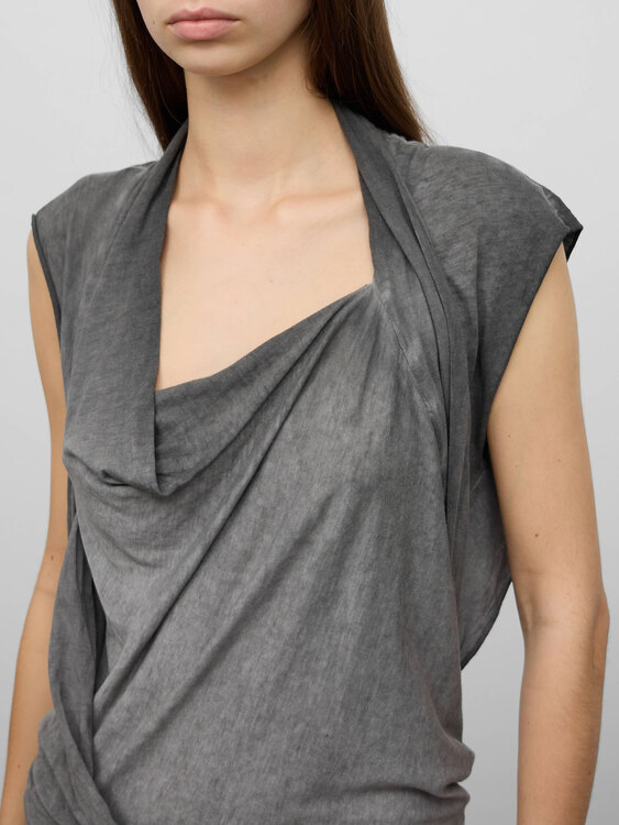 All Saints Acid Wash Mini Dress 