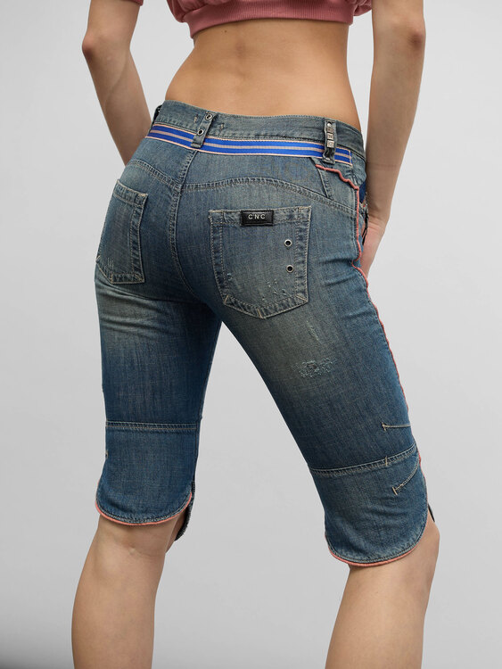 CNC Denim Capri Pants 
