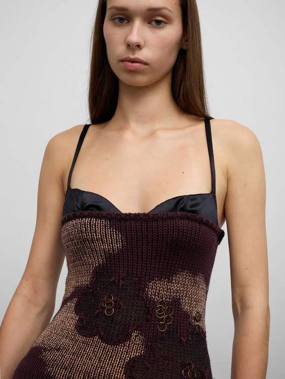 Knitted Bustier Top 