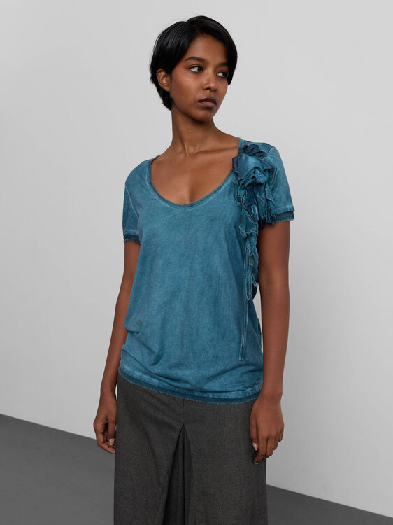 Patrizia Pepe Washed Effect Top 