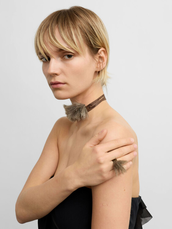 Servane Gaxotte Choker And Ring Set 