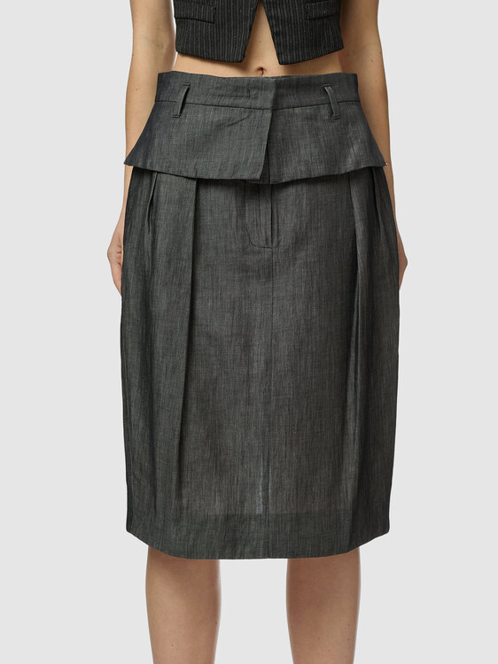 Sportmax Double Waist Midi Skirt 
