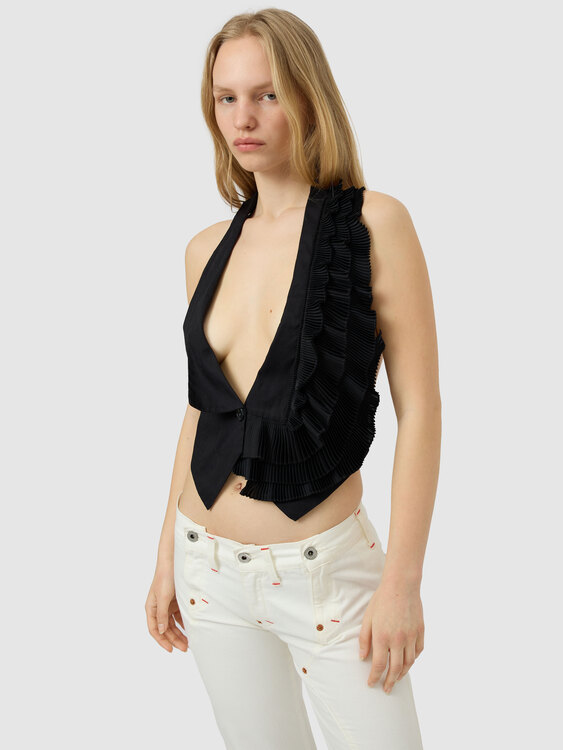 Sisley Backless Halter Top 