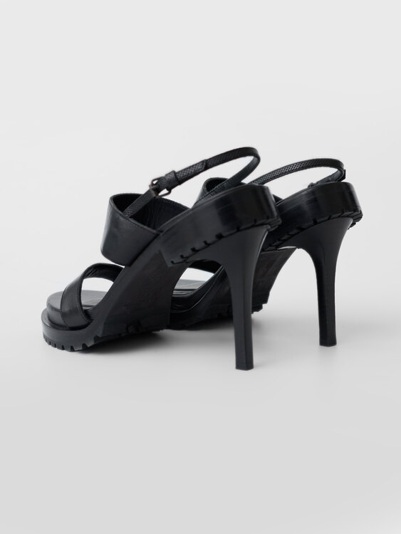 A.F. Vandevorst Stacked Heel Sandals 