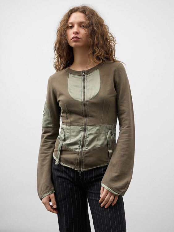 Patrizia Pepe Zip-Up Cardigan 