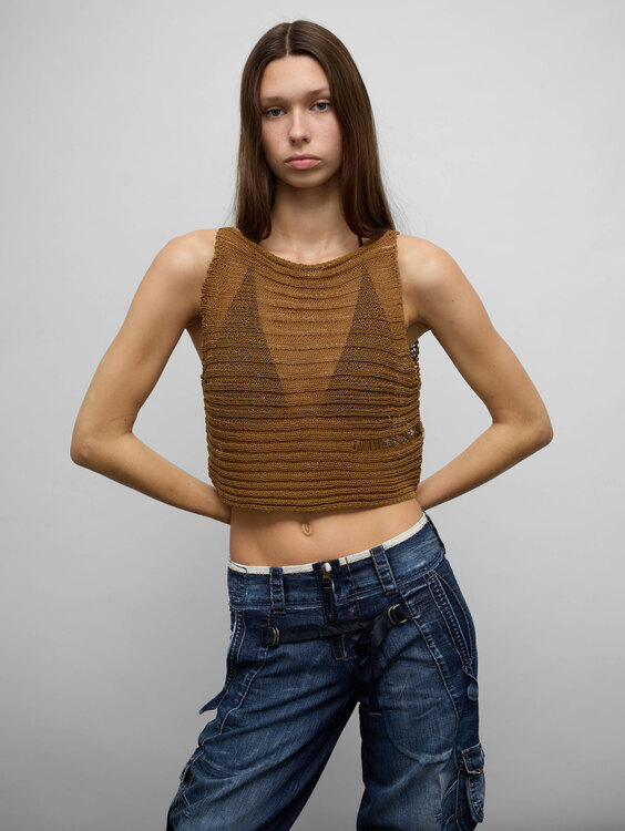 Sarah Pacini Cropped Top 