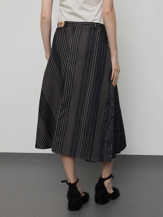 Michiko Koshino Panelled Skirt 