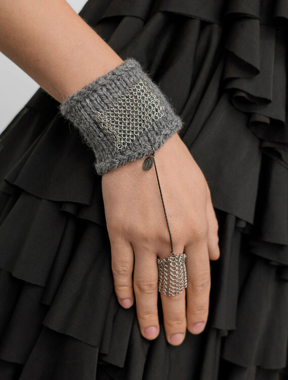 Servane Gaxotte Knitted Bracelet 