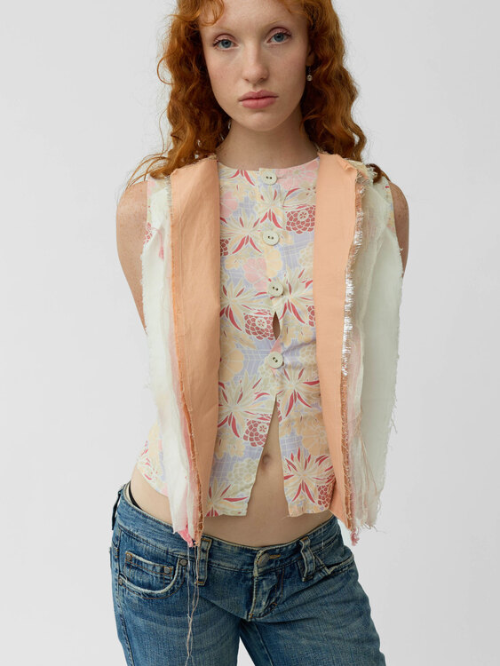 Michiko Koshino Layered Blouse 