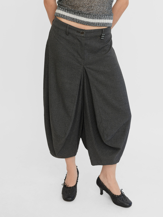 Cop Copine Fold Details Trousers 