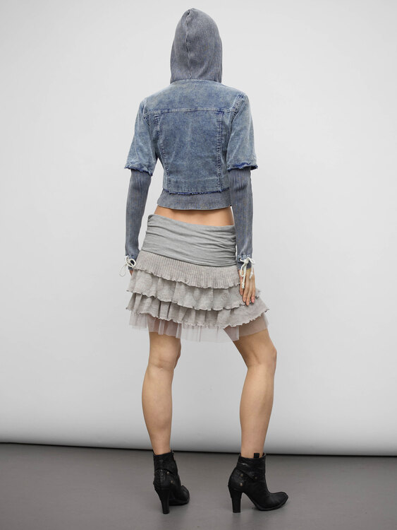 Acid Wash Corduroy Jacket 