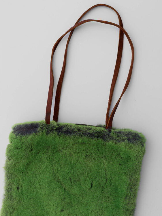 Faux Fur Mini Handbag 