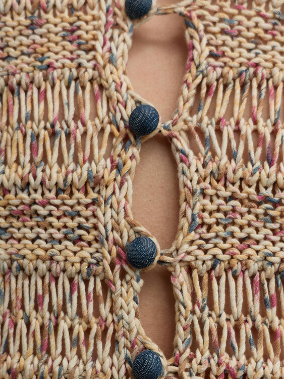 Miss Sixty Open Knit Dress 