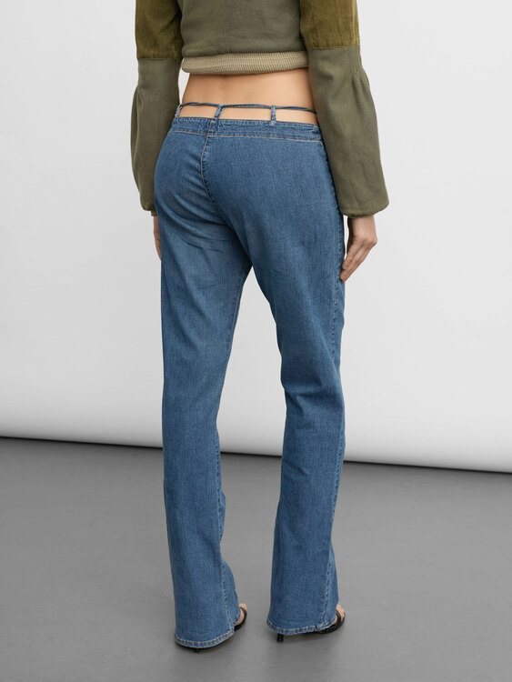 Miss Sixty Cutout Waist Jeans 