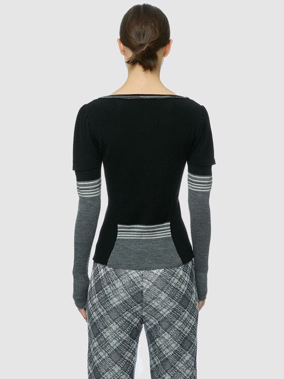 Girbaud Layered Cardigan 