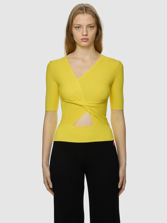 Miss Sixty Yellow Deconstructed Top 